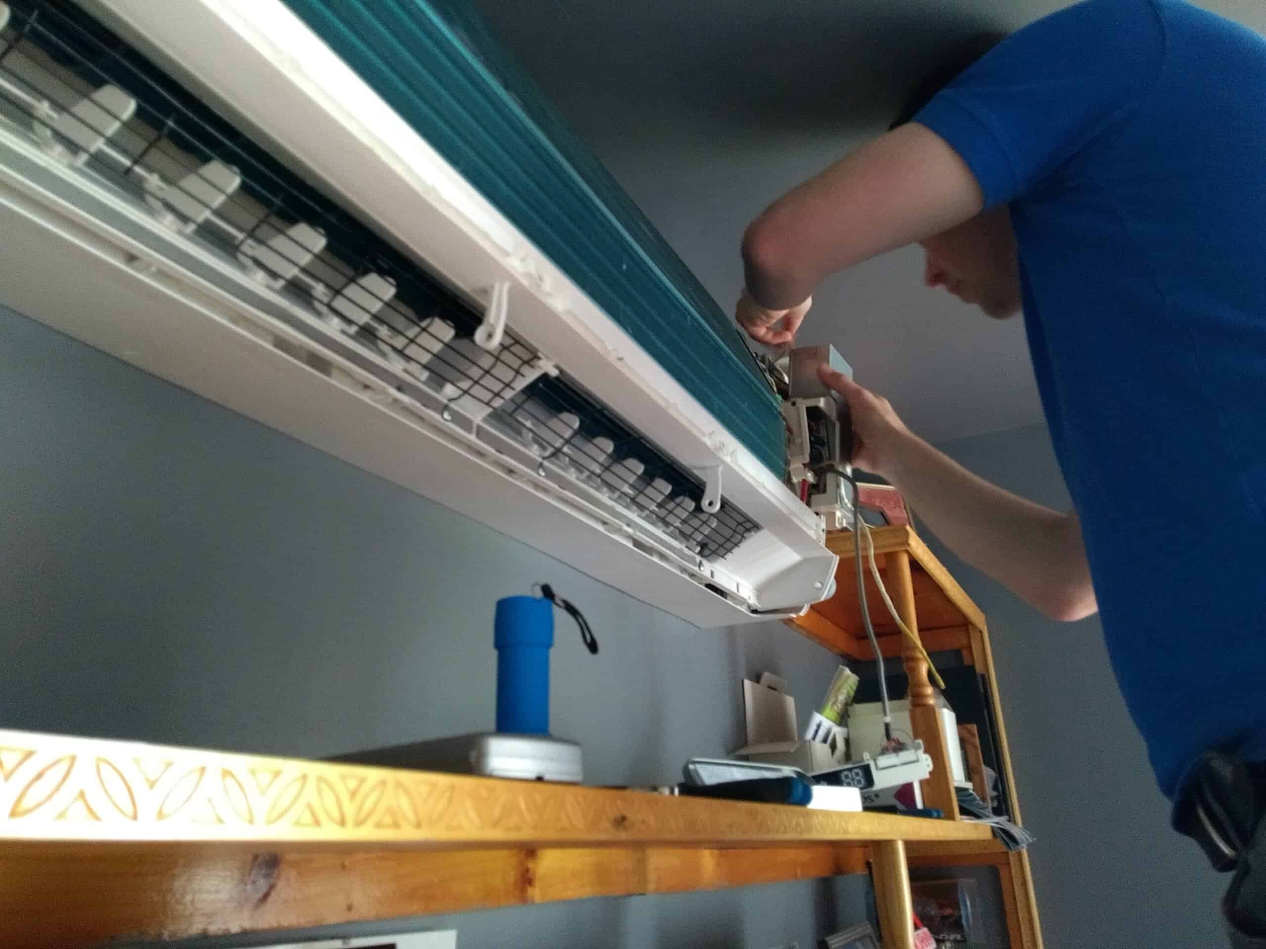 how to clean my heat pump?