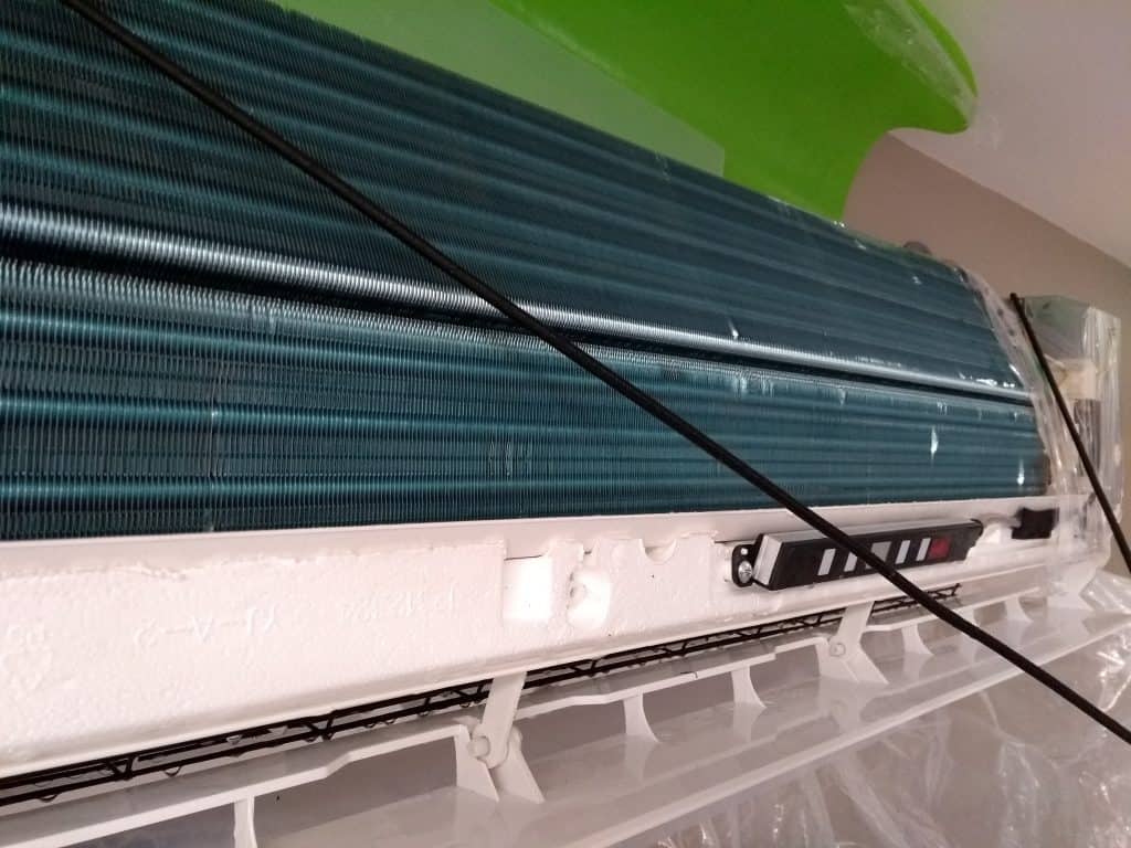 Heat pump after professional cleaning Pure Air Nova Scotia